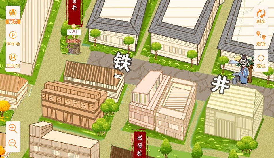 龙凤智慧景区：手绘地图与语音导览的完美融合